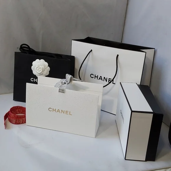 CHANEL BOX, HOLIDAY RIBBON PACKAGES